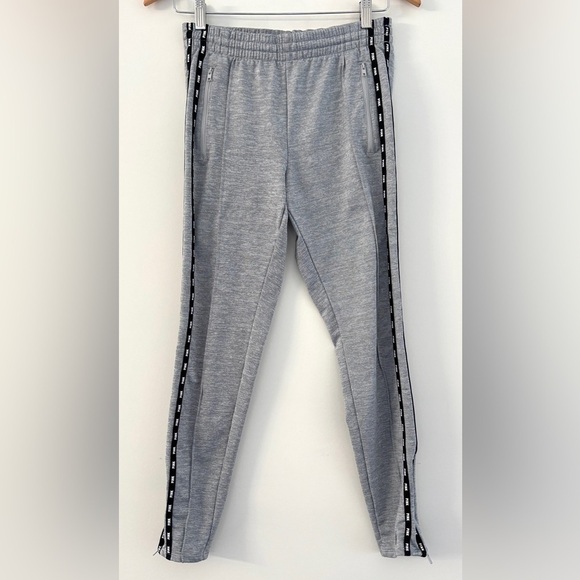 Victoria's Secret PINK Women's Small Jogger Track Pants Skinny Zip Ankle Gray - Picture 1 of 10